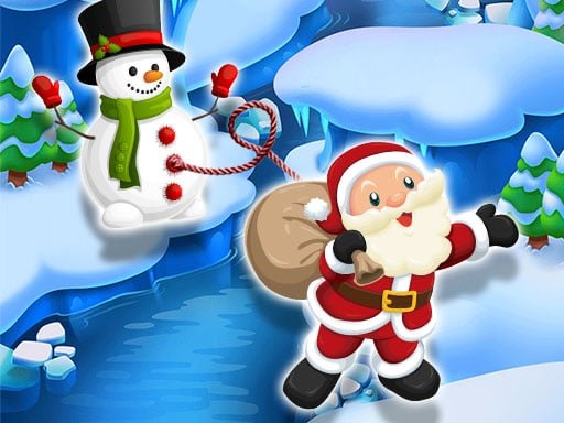 santa-snowman-jump