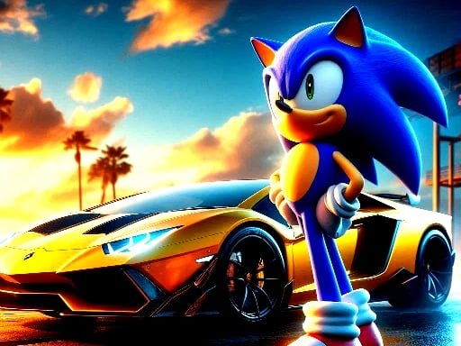 sonic-run-for-lamborghini