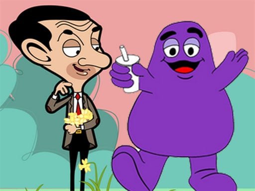 when-mr-bean-meet-grimace