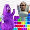 grimace-shake-skibidi-tetris